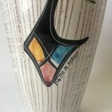 Double-sided ceramic vase