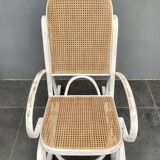 Old rocking chair with white patina