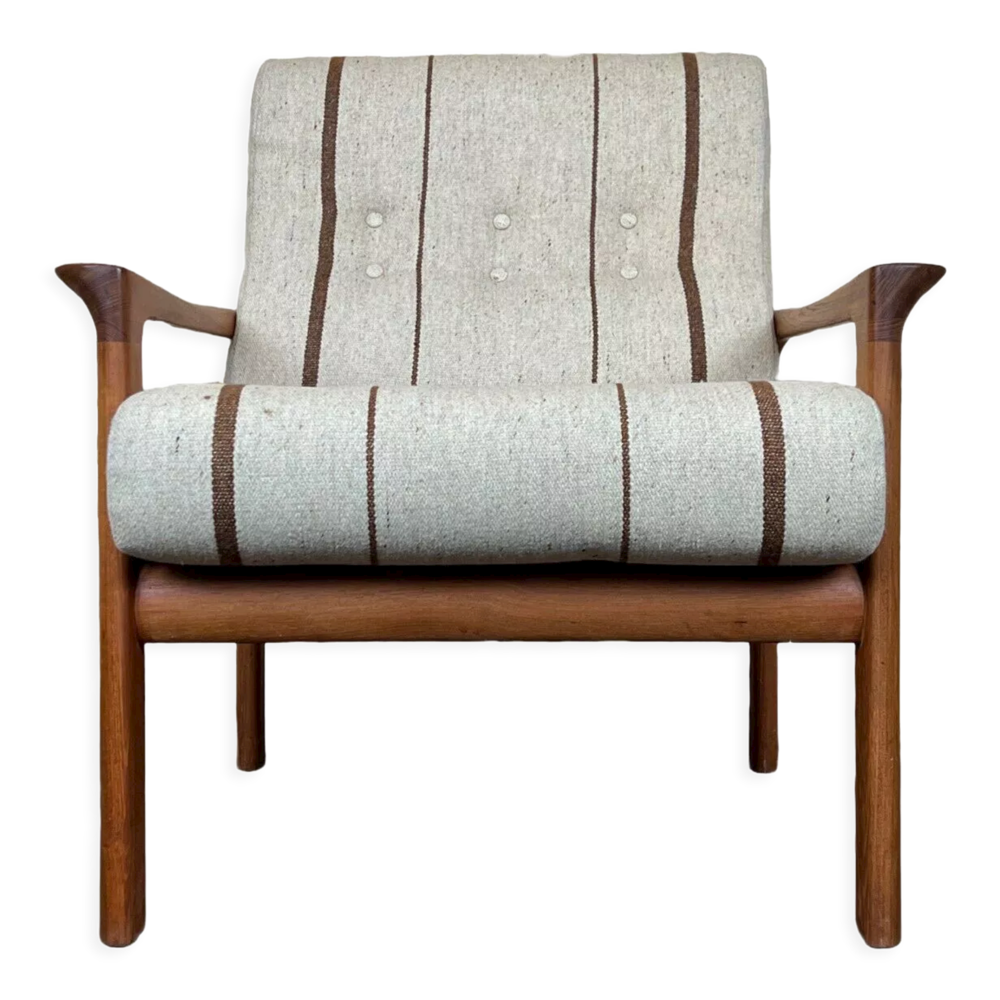 60s 70s teak armchair Sven Ellekaer for Komfort Design Denmark