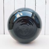 Black opaline lamp foot design 60's