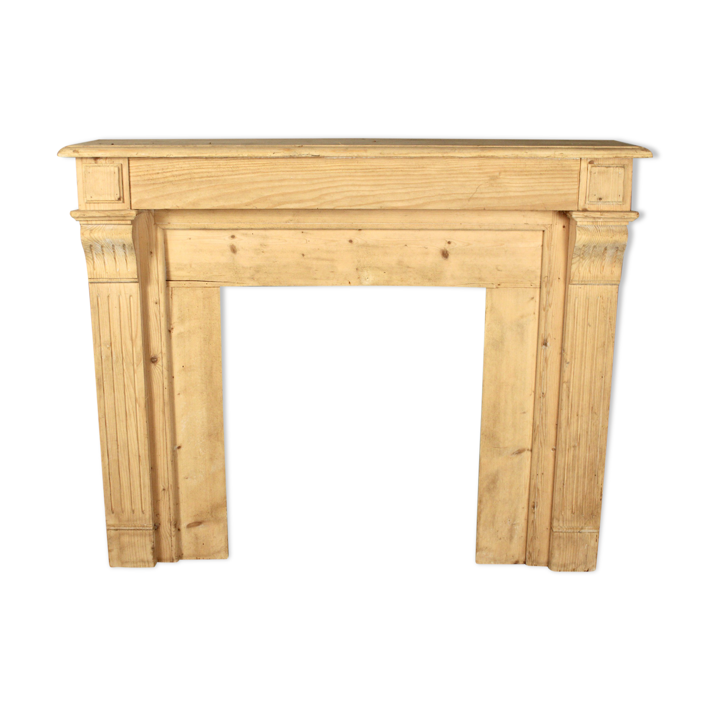 Pine fireplace
