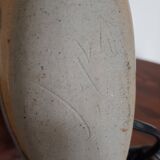 Ceramic lamp foot signed