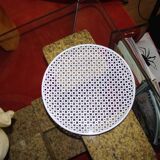 Vintage perforated metal tray by mathieu mategot for artimeta 1960