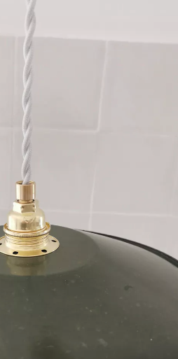 Suspension in enamelled sheet metal 1950