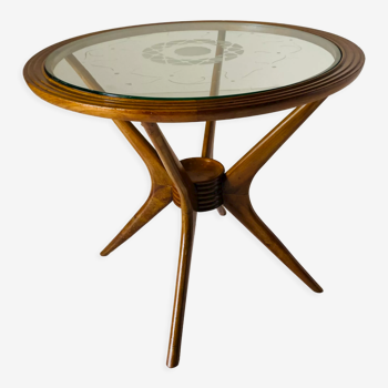 Table basse Spider, Paolo Buffa pour Brugnoli, Italie années 1950