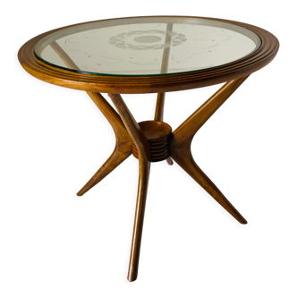 Table basse Spider, Paolo Buffa pour Brugnoli, Italie années 1950