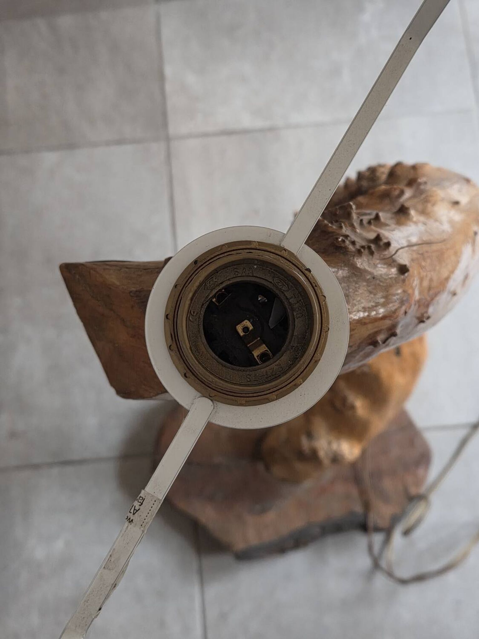 Brutalist floor lamp