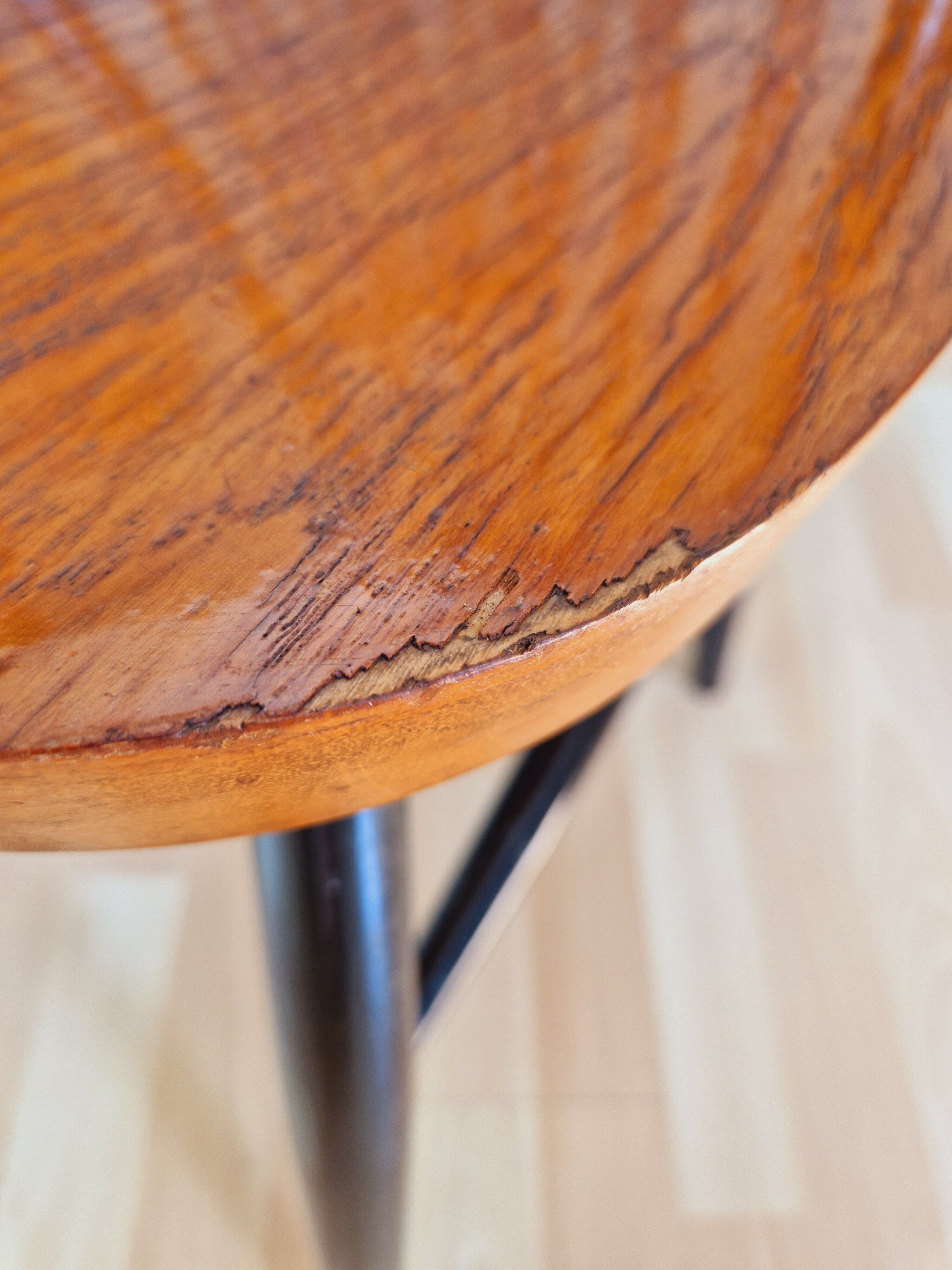 Set of 4 scandinavian teak chairs 60s