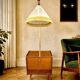 Vintage East German Cocktail Bar Cabinet & Floor Lamp