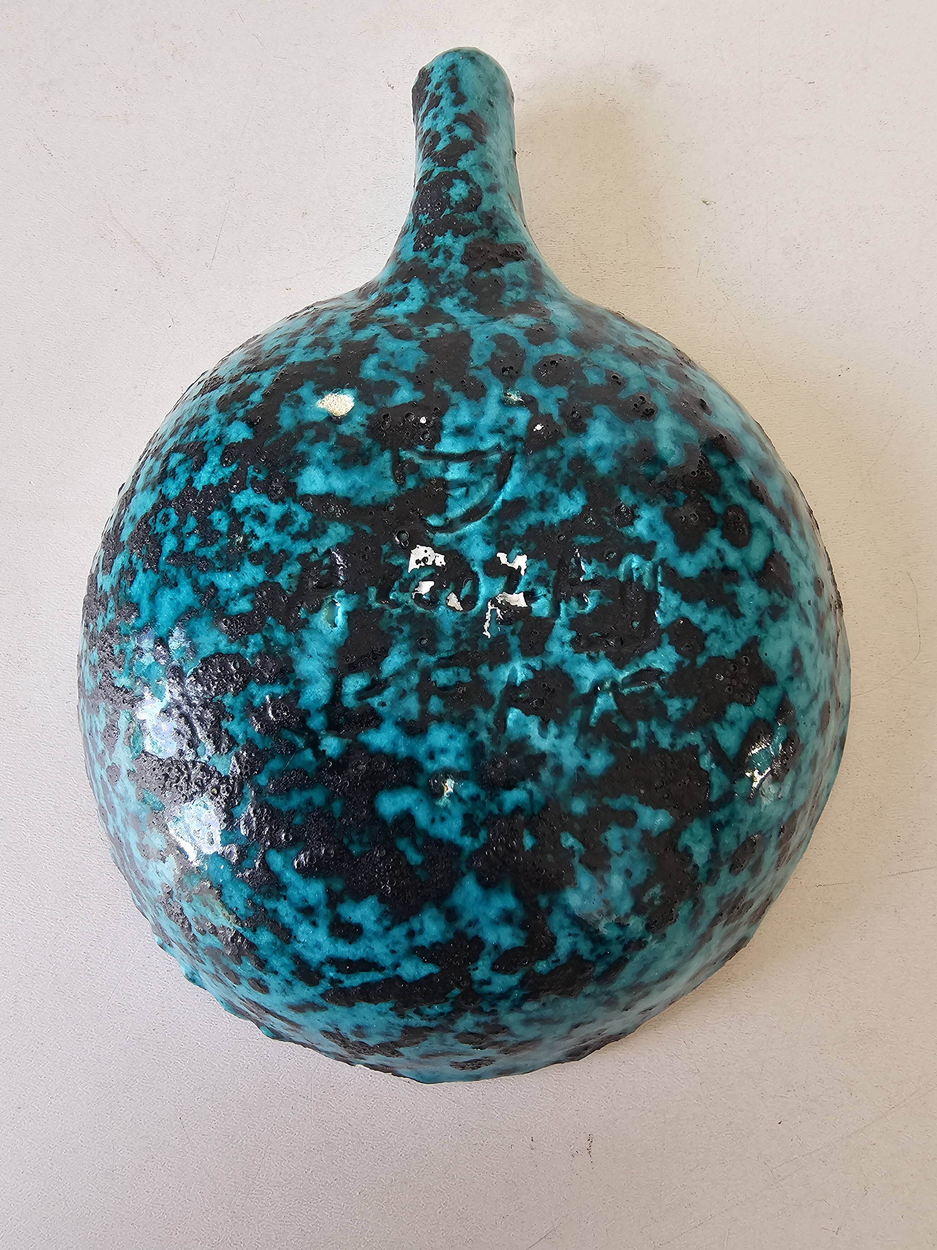 Ceramic enamelled bowl Signed Accolay - 60s
