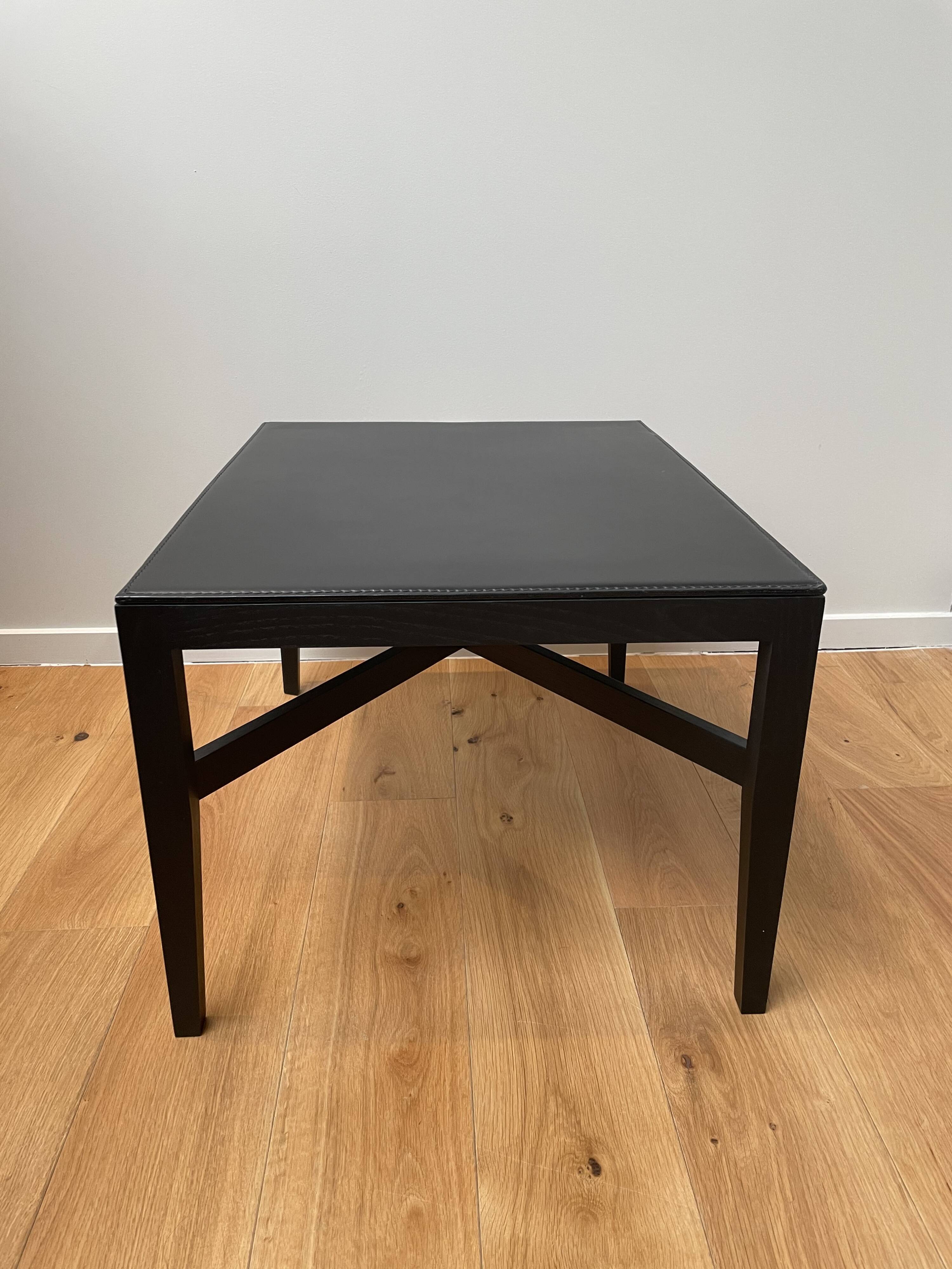 Cassina leather coffee table
