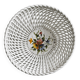 Openwork porcelain fruit bowl.