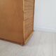 Chest of drawers, dresser, 1960s, Dal vera, bamboo and wicker, brass handles