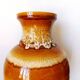 Vintage Bay West Germany 1970s potiche vase