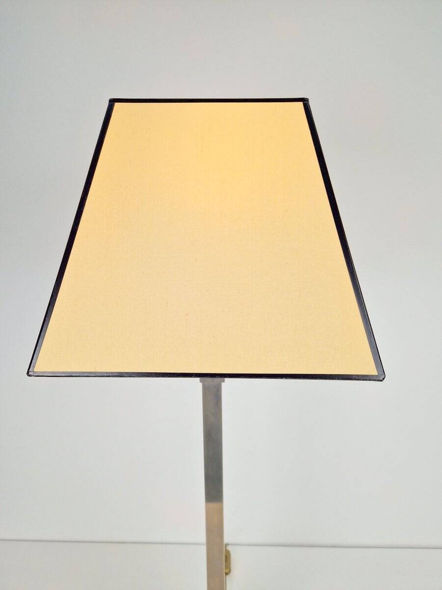 Lampe de table en argent vintage Empire, années 1970