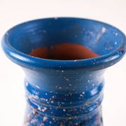 Blue ceramic vase, Danish design, 1970s, made in Denmark