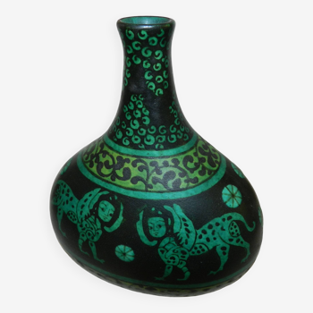 Vase en céramique de la manufacture de sevres signé milet paul