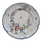 Plat ancien en faïence de Desvres