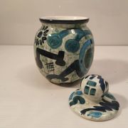 Pretty Vintage Box/Pot Handmade and Signed Below