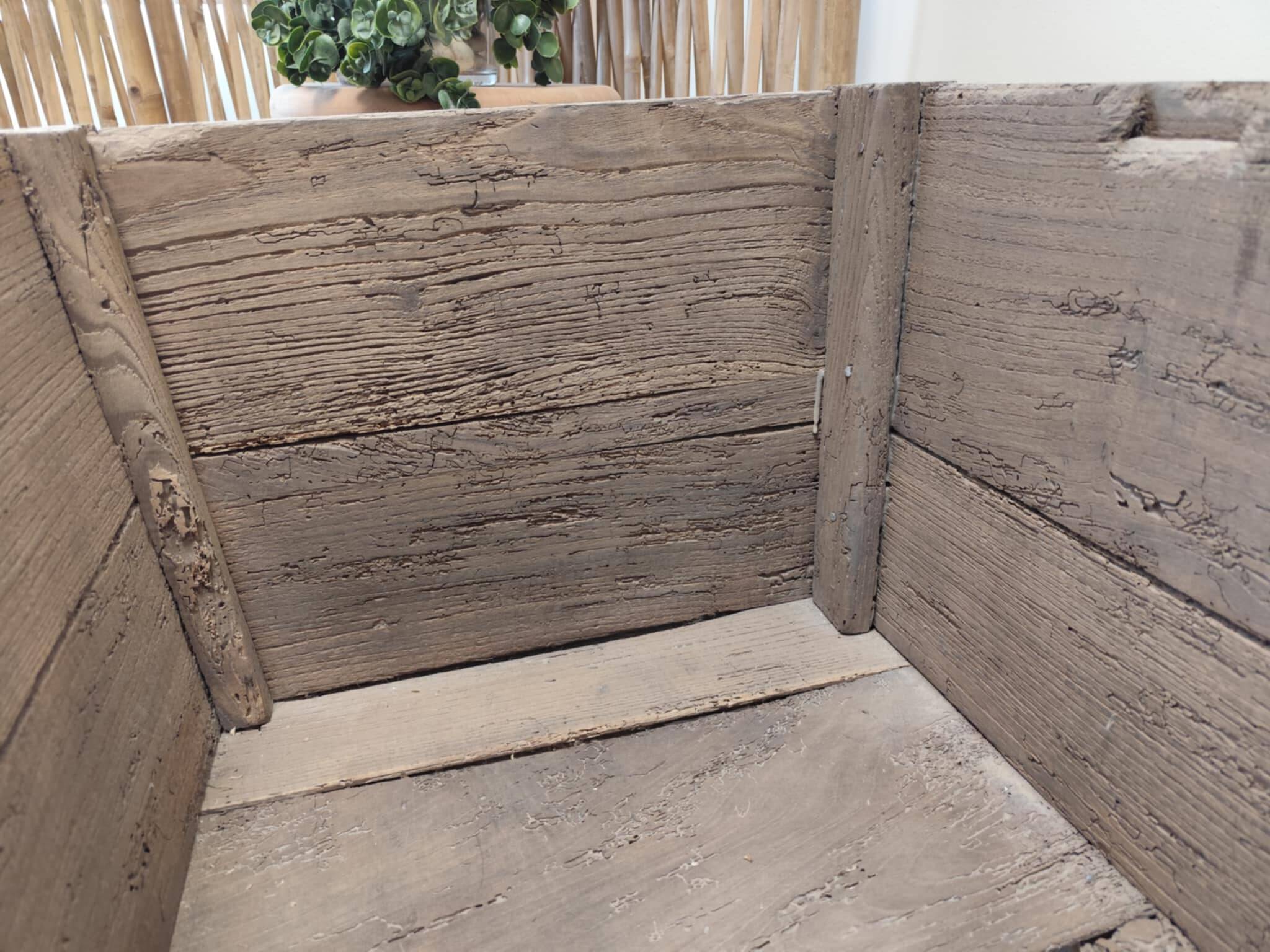 Chest, bench, kneading trough, trunk, solid oak