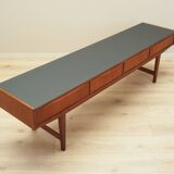Teak lowboard, Danish design, 1970s, production: Denmark