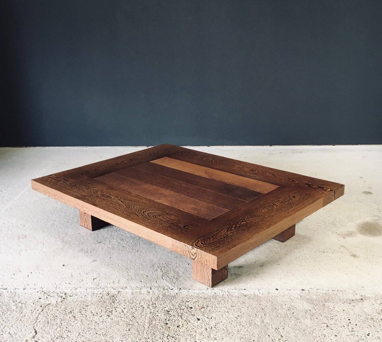 Postmodern Wengé Coffee Table, 1990s