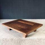 Postmodern Wengé Coffee Table, 1990s