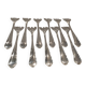 11 silver-plated oyster forks by Orbrille, 13.2cm