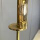 Modernist italian brass floor lamp, 1980s
