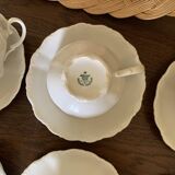 Set of 11 Seltmann Weiden porcelain cups and 12 saucers