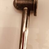 Articulated wall light in patinated nickel Chehoma 1987