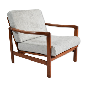 Vintage armchair B-7522 60s, light grey