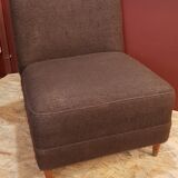 Italian design heater 70's chocolate