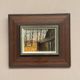 Original Swedish Oil on Canvas – "Autumn" by an Unknown Artist – Vintage and Framed – 22 × 18.5 cm