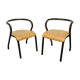 Pair of Mullca 300 chairs by Jacques Hitier 1949 restored