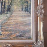 Old vintage painting signed Dimitri MIKHAÏKOV gilded frame