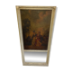 Trumeau d'époque XIXème - Scène romantique - 77cm x 160cm