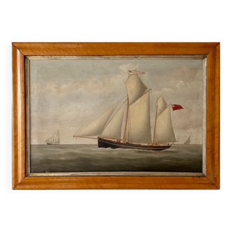 Marine, sailboat at sea