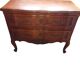 commode deux tiroirs regency teinte merisier XX  siècles
