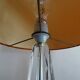 Daum France 1960 crystal lamp signed and labeled - 46 cm