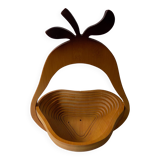Wooden storage basket (pear shape)