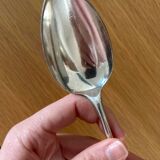 Silver-plated metal tablespoon