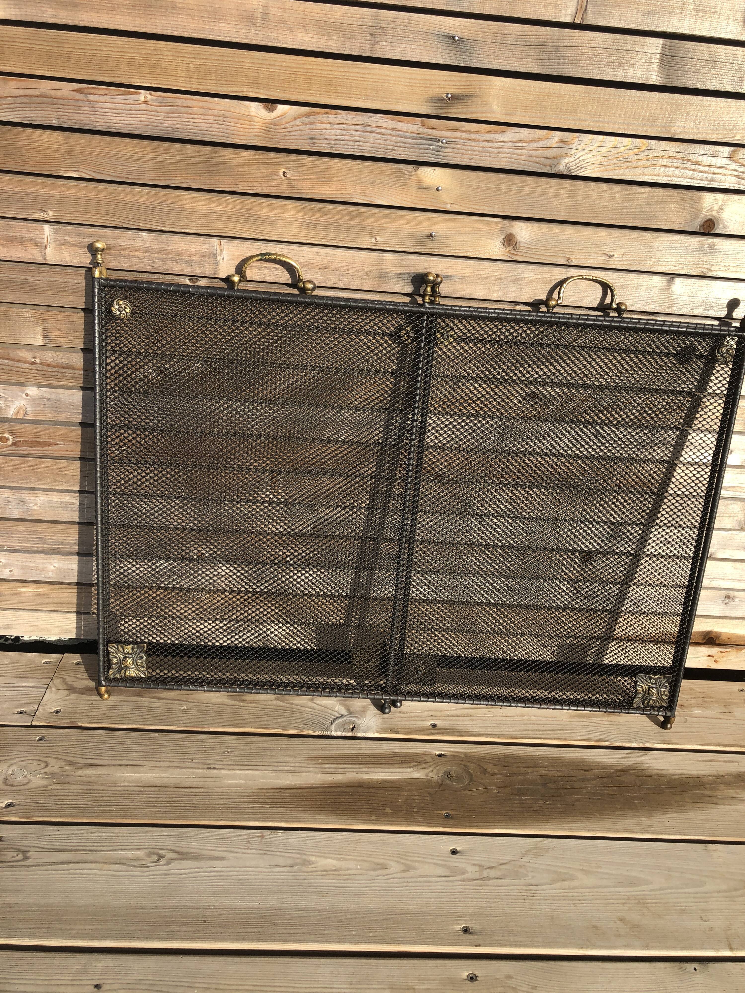 Iron and brass firewall