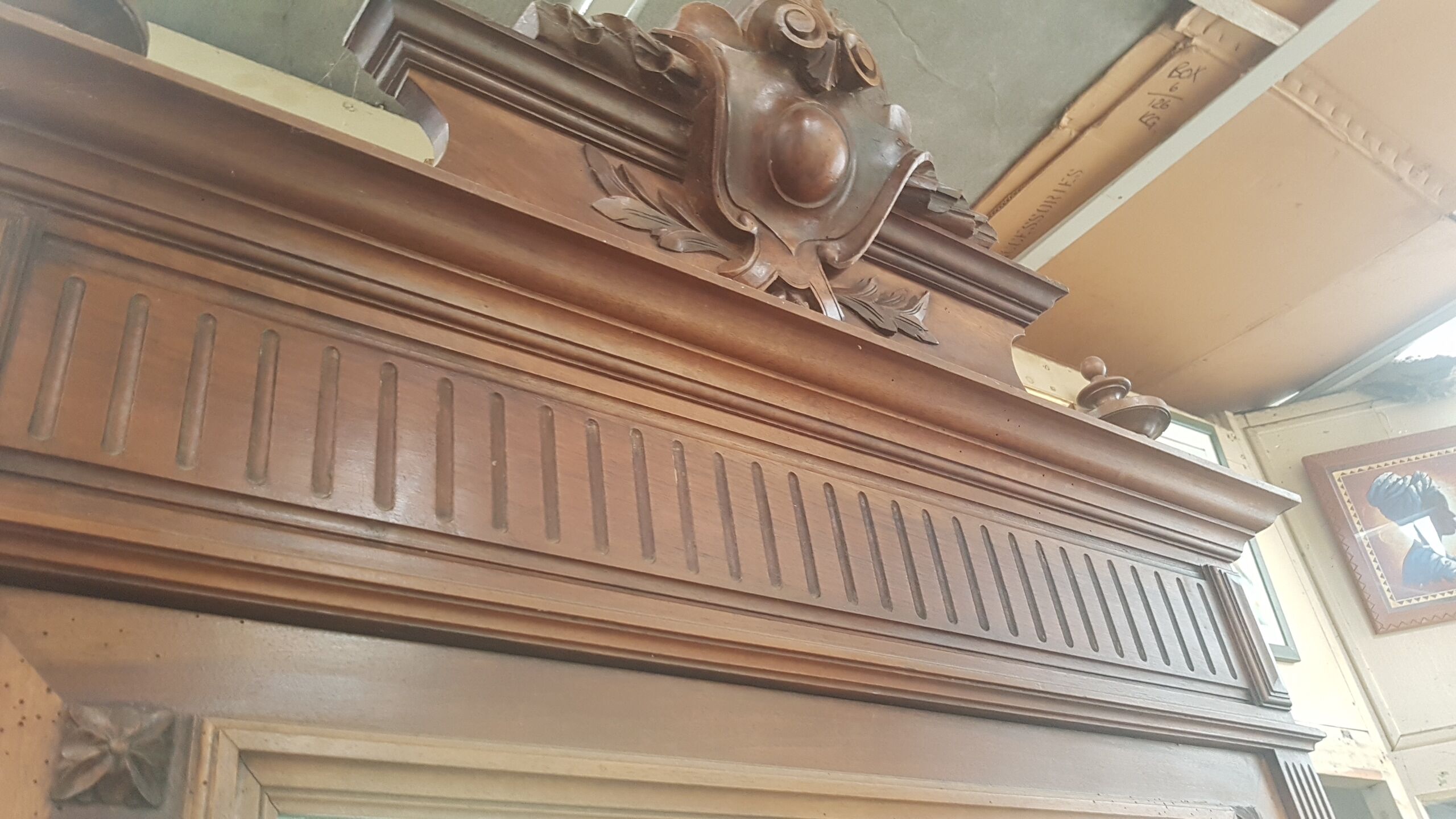 1930s walnut cabinet