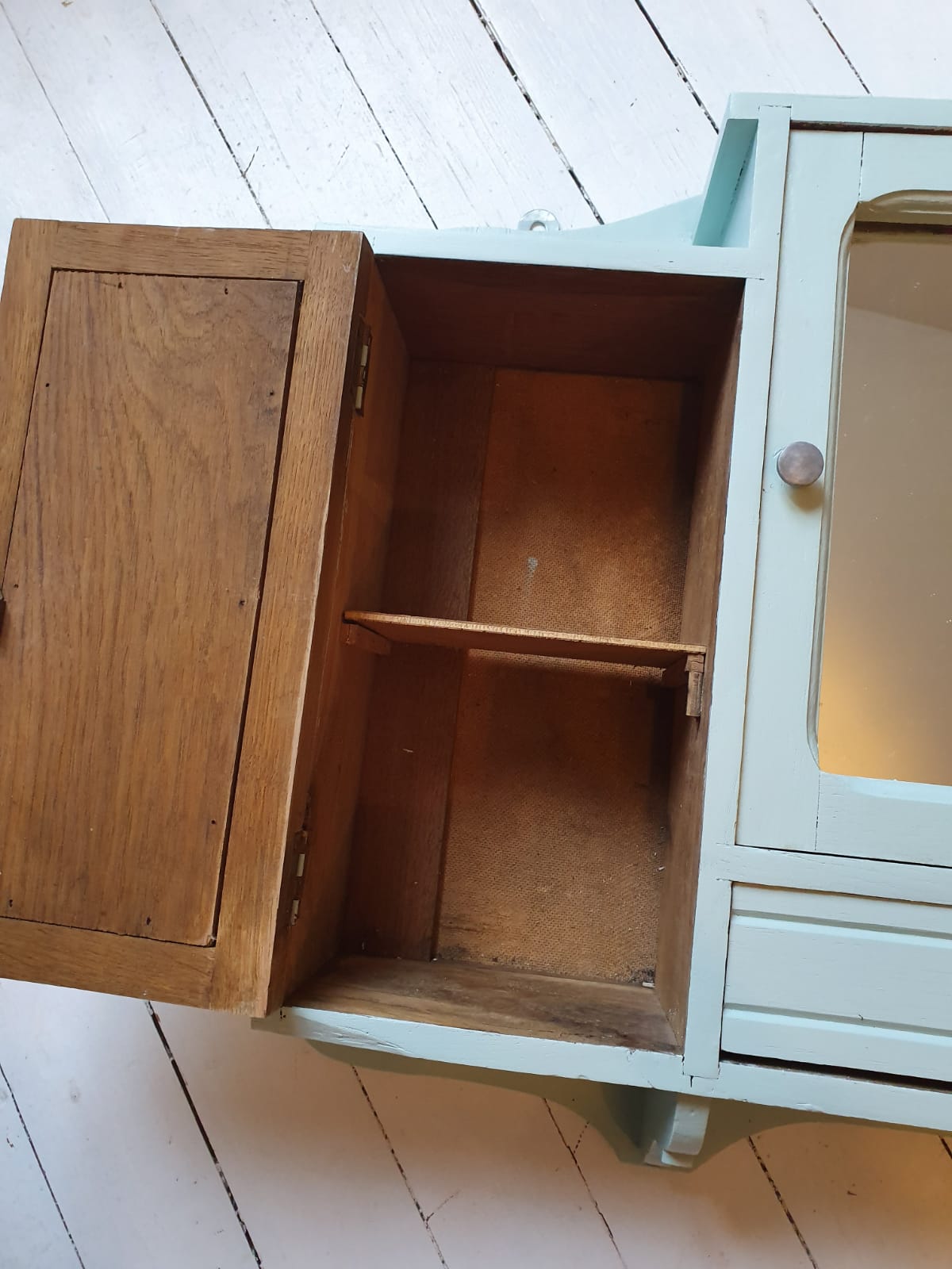 Art deco pharmacy cabinet