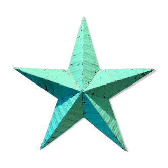 Amish stars light green 74cm