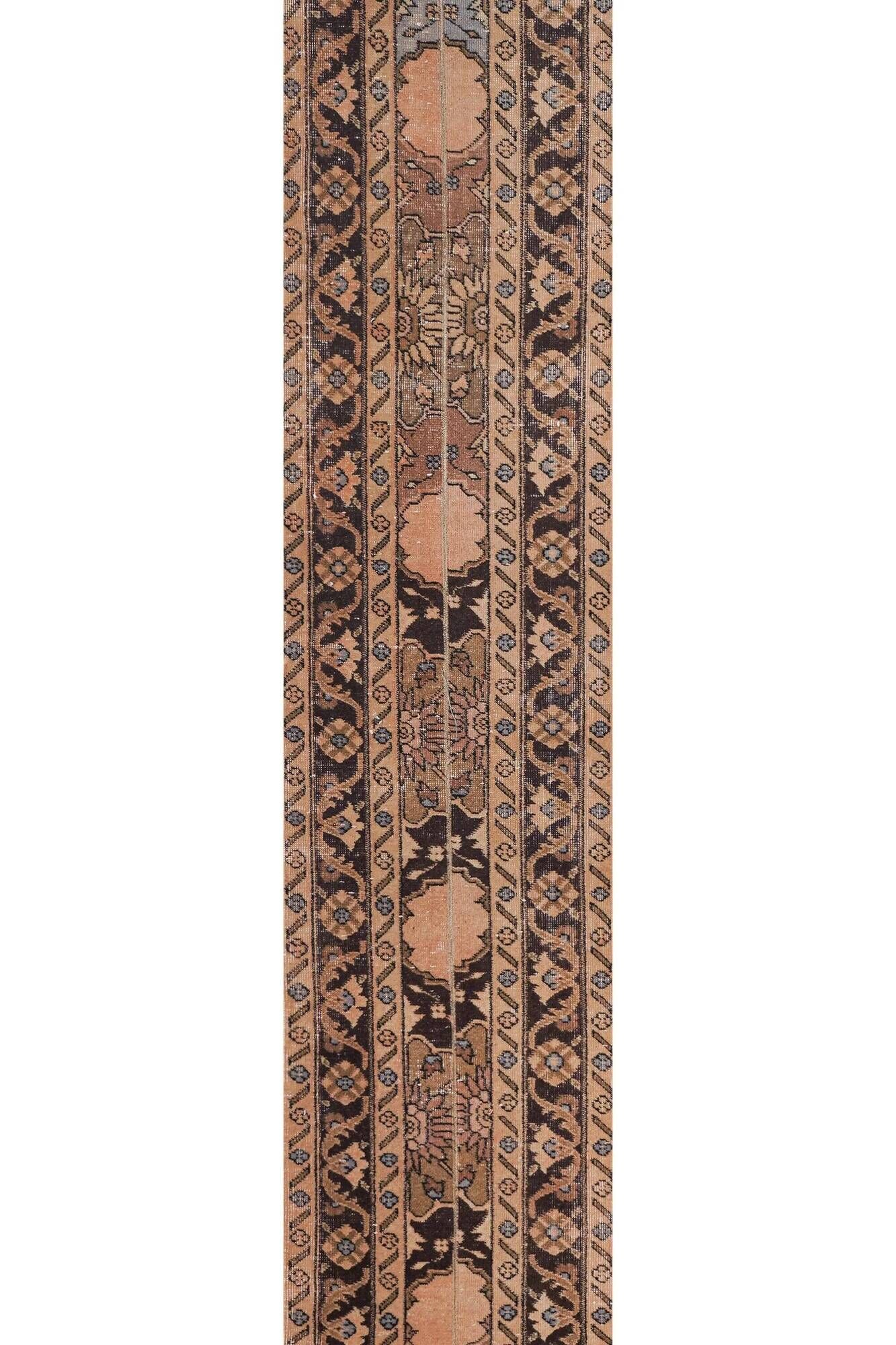 Vintage Turkish hallway rug 54x690 cm
