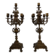 Pair of candelabra, mid-19th century