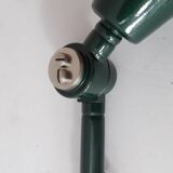 Vintage Midgard Bauhaus DDR Design lamp with enamelled shade