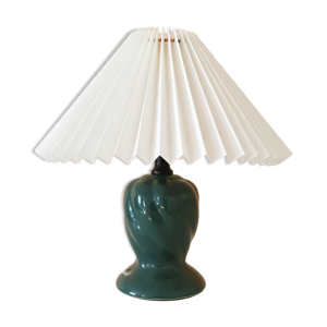 lampe upcyclée verte